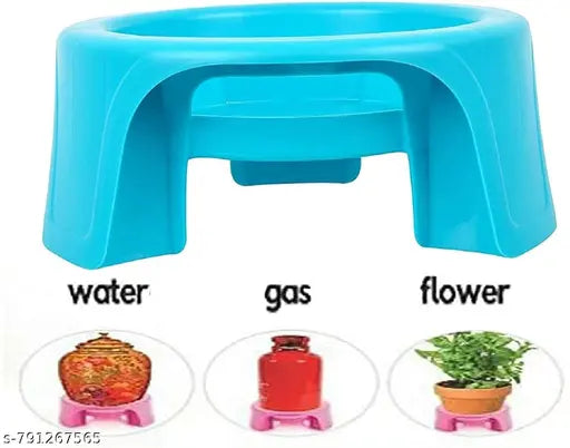 PACK OF 1 Multipurpose Unbreakable Plastic Matka Stand/Pot Stand