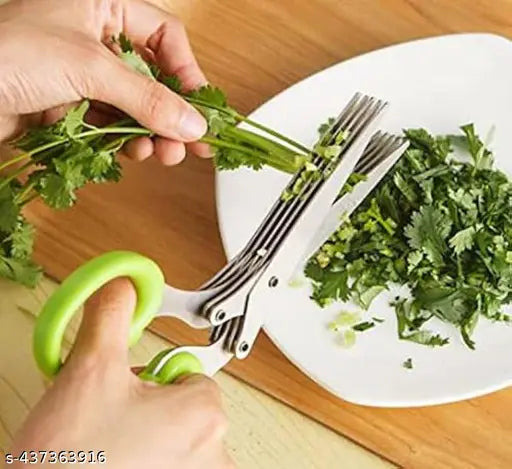 5 LAYER BLADE OF STAINLESS STEEL KITCHEN SCESSOR