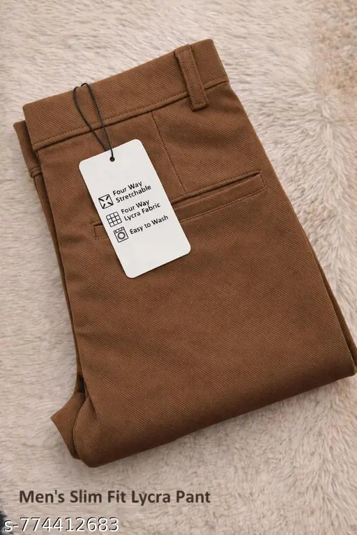 Men's Flexible Formal Trouser Pants