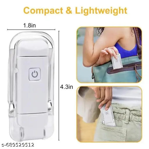 Desk Lamps for Home Office Link USB Rechargeable Book Reading Light Brightness Adjustable LED Clip on Book Light Eye Care Book Lamp for Kids Read Light