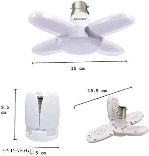 25 WATT 4 FAN LED BULB LIGHT HOME DECORATION PACK OF 3