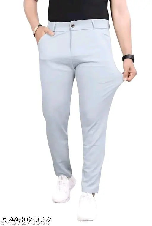 Grey Pants for men|Grey track pants for men|Grey Single button track pants for men|Pants for men|Grey comfortable pants for men|Grey stretchable pants for men