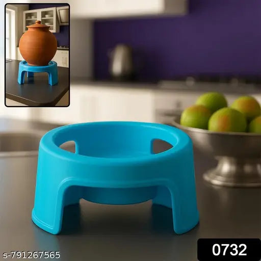PACK OF 1 Multipurpose Unbreakable Plastic Matka Stand/Pot Stand