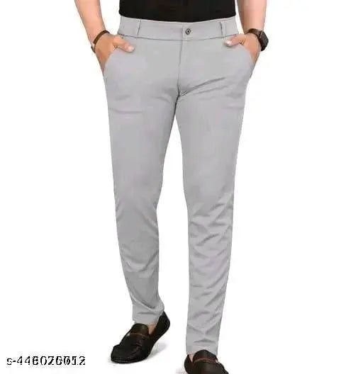 Grey Pants for men|Grey track pants for men|Grey Single button track pants for men|Pants for men|Grey comfortable pants for men|Grey stretchable pants for men
